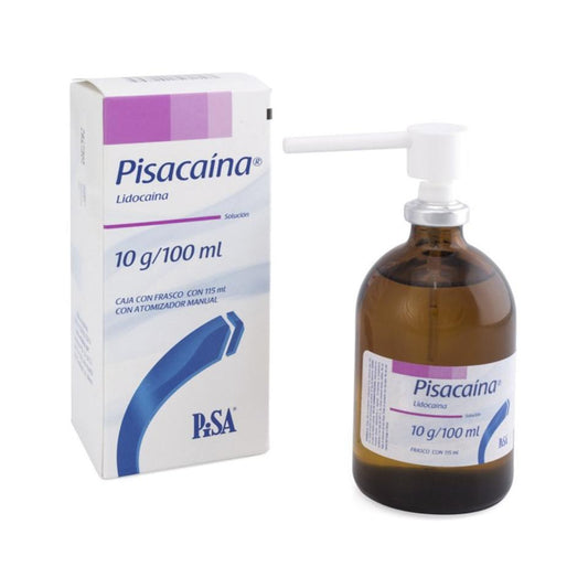 Pisacaina en spray al 10% Mca. PISA